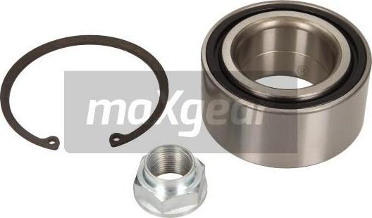 Maxgear 33-1052 - Подшипник ступицы колеса, комплект www.autospares.lv