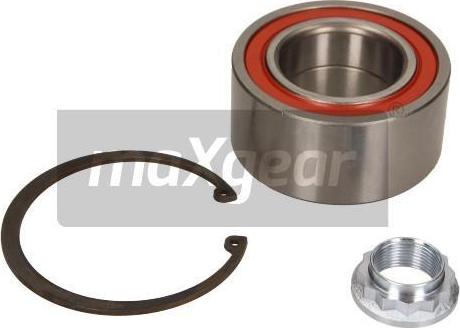 Maxgear 33-1012 - Подшипник ступицы колеса, комплект www.autospares.lv