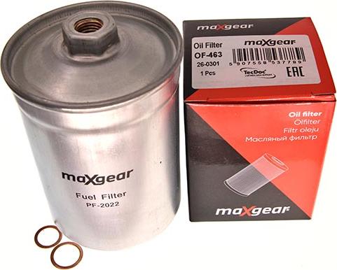 Maxgear 26-0415 - Degvielas filtrs www.autospares.lv