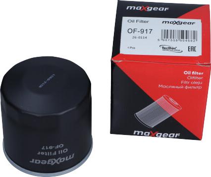 Maxgear 26-0114 - Oil Filter www.autospares.lv