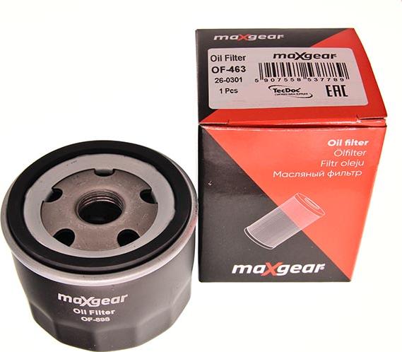 Maxgear 26-0267 - Eļļas filtrs autospares.lv