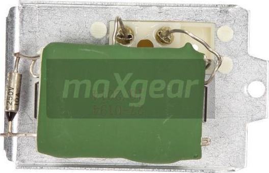 Maxgear 27-0194 - Rezistors, Salona ventilators www.autospares.lv