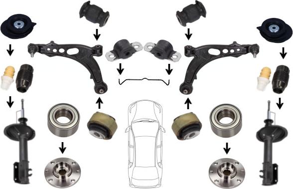 Maxgear MAX188 - Wheel Suspension www.autospares.lv