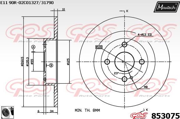 Maxtech 5271067 - Steering Knuckle, wheel suspension www.autospares.lv