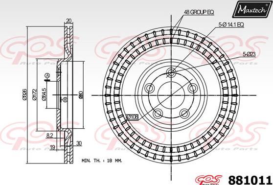 Maxtech 6256000 - Тормозной суппорт www.autospares.lv