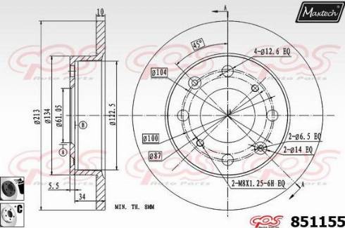 Delphi BG2441 - Bremžu diski www.autospares.lv