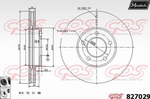 Maxtech 827029.6060 - Bremžu diski autospares.lv