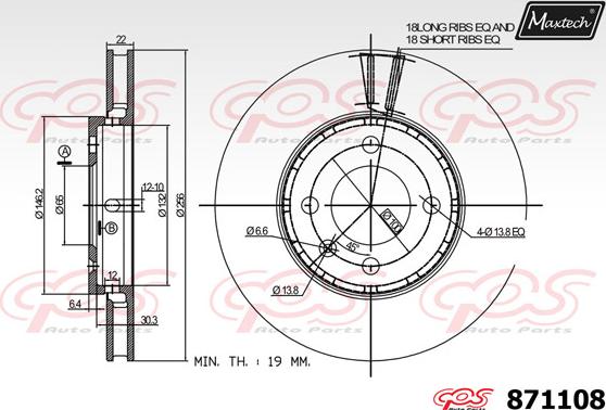 Maxtech 875641 - Bremžu diski autospares.lv