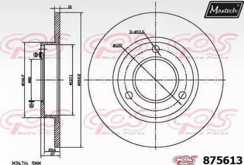 NK 203709 - Bremžu diski www.autospares.lv