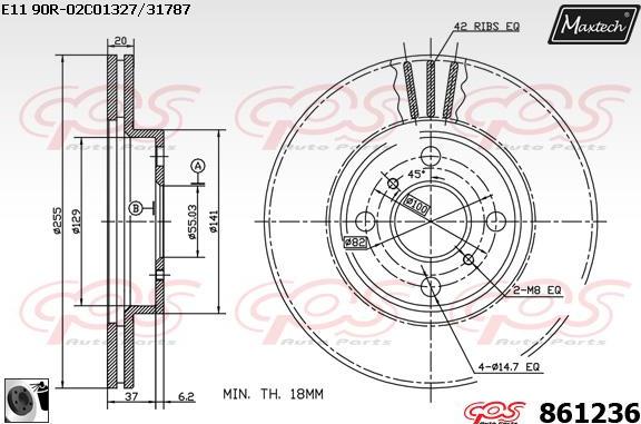 Maxtech 70160172 - Virzītājčaulu komplekts, Bremžu suports autospares.lv