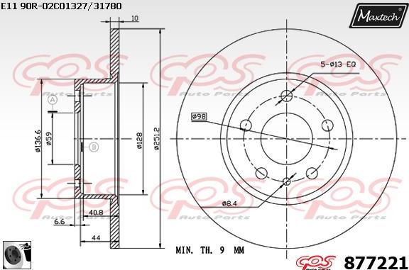 Maxtech 70200197 - Remkomplekts, Bremžu suports autospares.lv