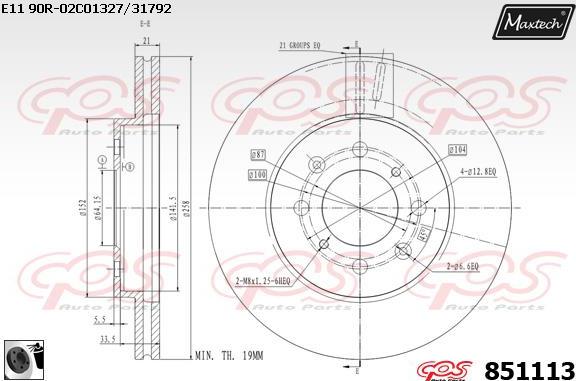 Maxtech 70200819 - Remkomplekts, Bremžu suports autospares.lv