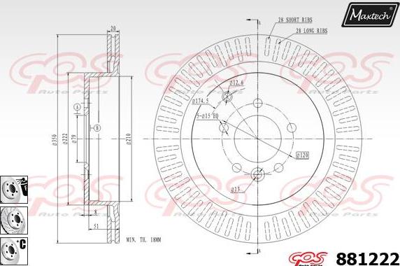 Maxtech 70203032 - Remkomplekts, Bremžu suports autospares.lv