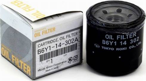 MAZDA B 6Y1-14302-A - Oil Filter www.autospares.lv