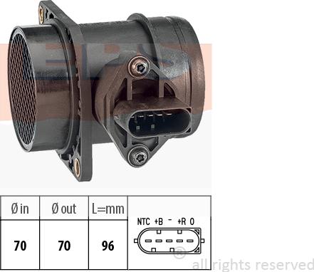 MDR EPS-1991 440 - Gaisa masas mērītājs autospares.lv