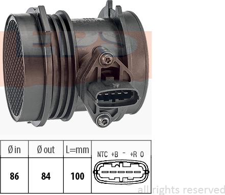 MDR EPS-1991 017 - Gaisa masas mērītājs autospares.lv