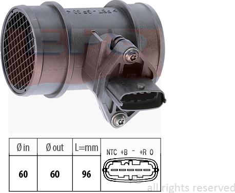 MDR EPS-1991 038 - Gaisa masas mērītājs autospares.lv