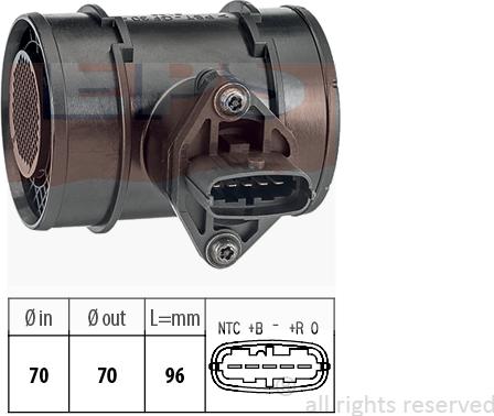 MDR EPS-1991 315 - Gaisa masas mērītājs autospares.lv