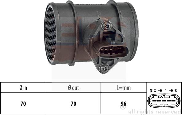 MDR EPS-1991 257 - Gaisa masas mērītājs autospares.lv