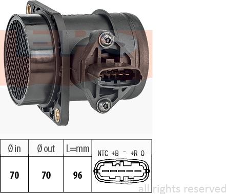 MDR EPS-1991 283 - Gaisa masas mērītājs autospares.lv