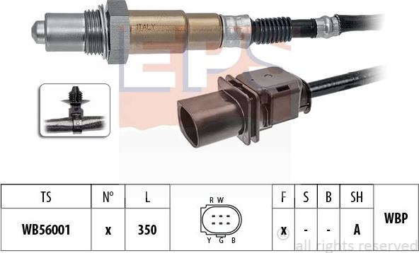 MDR EPS-1998 494 - Лямбда-зонд, датчик кислорода www.autospares.lv