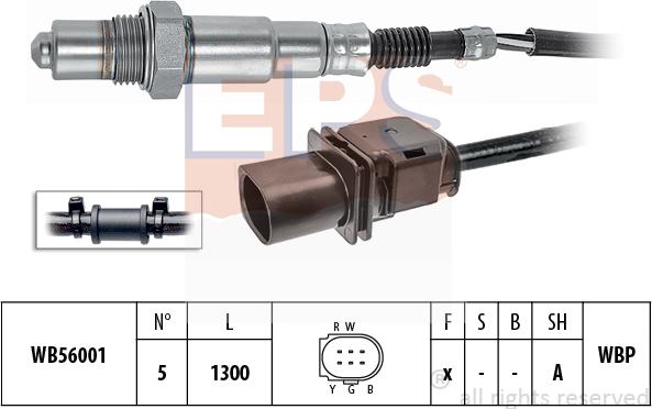 MDR EPS-1998 462 - Лямбда-зонд, датчик кислорода www.autospares.lv