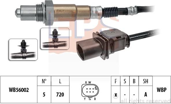 MDR EPS-1998 478 - Lambda Sensor www.autospares.lv