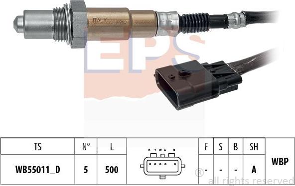 MDR EPS-1998 541 - Лямбда-зонд, датчик кислорода www.autospares.lv