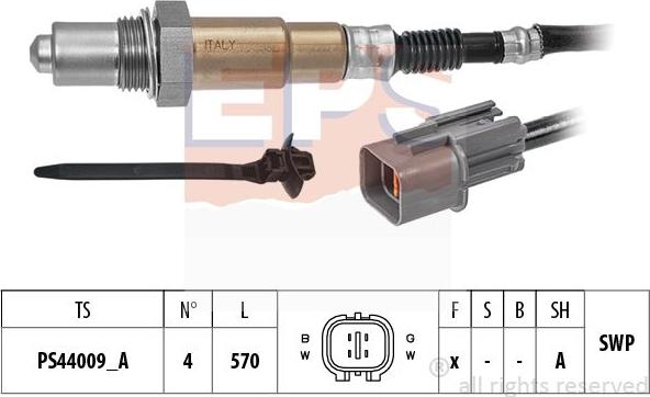 MDR EPS-1998 548 - Lambda zonde www.autospares.lv