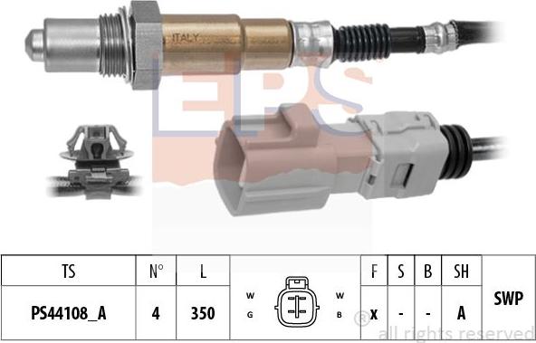 MDR EPS-1998 556 - Lambda zonde www.autospares.lv