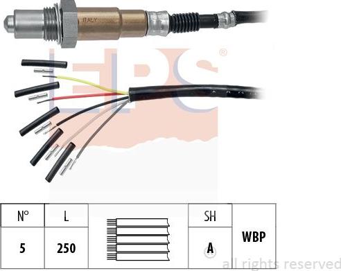 MDR EPS-1998 560 - Lambda zonde www.autospares.lv