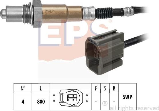 MDR EPS-1998 562 - Лямбда-зонд, датчик кислорода www.autospares.lv