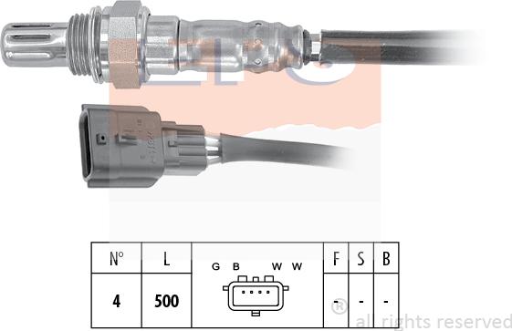 MDR EPS-1998 094 - Лямбда-зонд, датчик кислорода www.autospares.lv