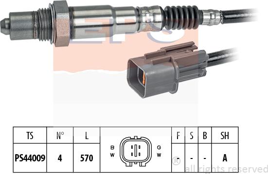 MDR EPS-1998 346 - Лямбда-зонд, датчик кислорода www.autospares.lv