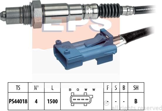 MDR EPS-1998 301 - Lambda zonde www.autospares.lv