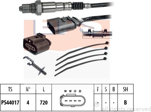 MDR EPS-1998 248 - Лямбда-зонд, датчик кислорода www.autospares.lv