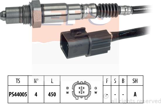 MDR EPS-1998 256 - Lambda zonde autospares.lv