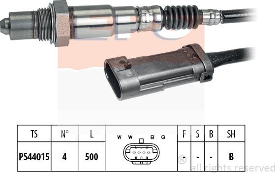 MDR EPS-1998 280 - Лямбда-зонд, датчик кислорода www.autospares.lv