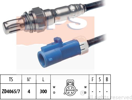 MDR EPS-1998 230 - Lambda zonde www.autospares.lv