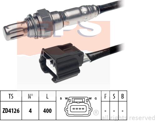 MDR EPS-1998 226 - Лямбда-зонд, датчик кислорода www.autospares.lv