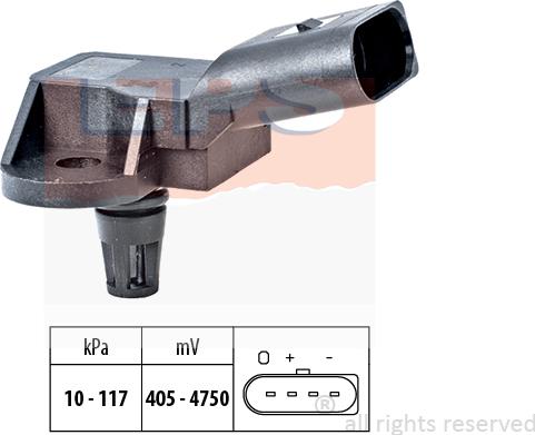 MDR EPS-1993 157 - Pressure Sensor, brake booster www.autospares.lv