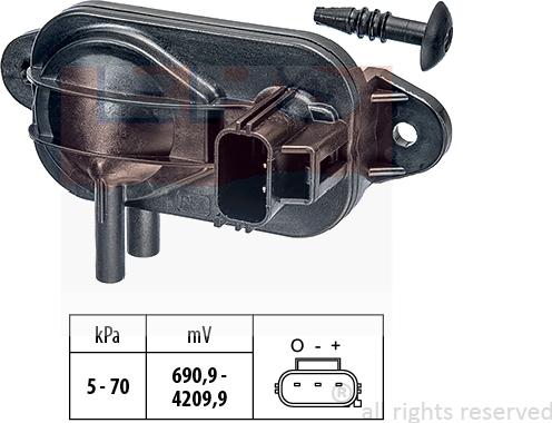 MDR EPS-1993 268 - Devējs, Izplūdes gāzu spiediens www.autospares.lv