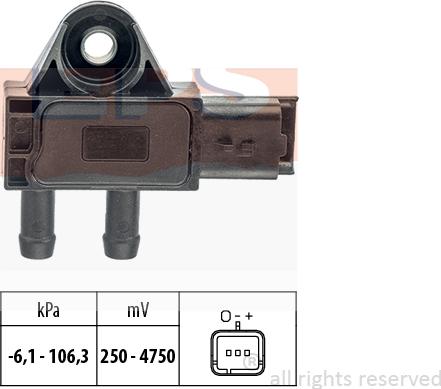 MDR EPS-1993 271 - Devējs, Izplūdes gāzu spiediens www.autospares.lv