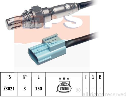 MDR EPS-1997 624 - Lambda Sensor www.autospares.lv