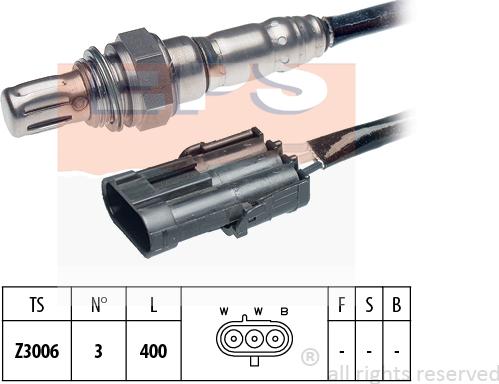 MDR EPS-1997 062 - Лямбда-зонд, датчик кислорода www.autospares.lv