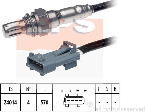 MDR EPS-1997 082 - Лямбда-зонд, датчик кислорода www.autospares.lv