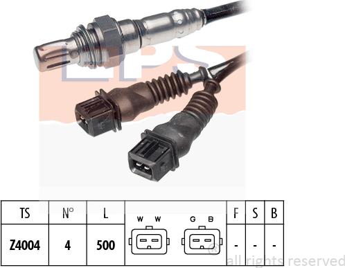 MDR EPS-1997 036 - Лямбда-зонд, датчик кислорода www.autospares.lv