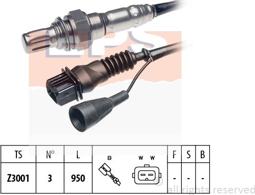 MDR EPS-1997 026 - Лямбда-зонд, датчик кислорода www.autospares.lv