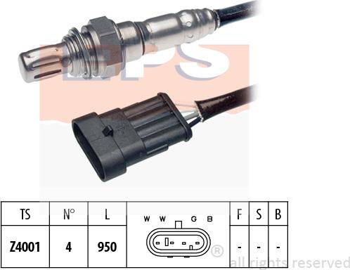 MDR EPS-1997 020 - Lambda Sensor www.autospares.lv