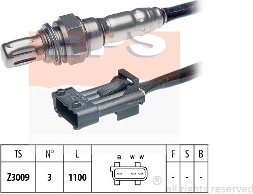 MDR EPS-1997 106 - Лямбда-зонд, датчик кислорода www.autospares.lv